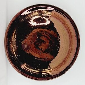 Bitossi for Crate & Barrel Copper Glaze Decorative Bowl